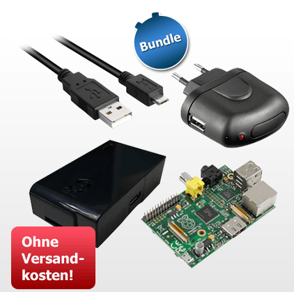 Raspberry Pi Modell B + Netzteil + Gehäuse für 40€ - Mini-Computer *UPDATE2*
