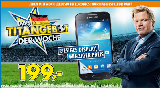 Smartphone Samsung Galaxy S4 Mini I9195 für 199€ ab Mitternacht *UPDATE*
