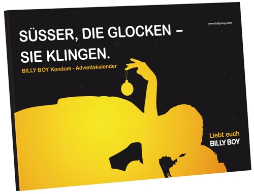 Billy Boy Kondom Adventskalender Glocken 5 € - 24 Kondome