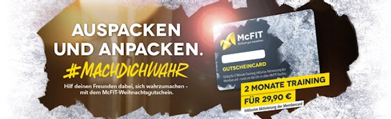 2 Monate McFit für 30€ - Gutschein für Freunde *UPDATE*