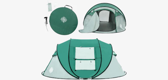 Sekundenschneller Aufbau! ⛺ GOGLAND "Ready Go" Pop-Up 3-Personen-Zelt für nur 45€ 🌲