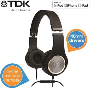 TDK STi710 Kopfhörer mit integriertem In-Line-Equalizer und Display für 45,90€