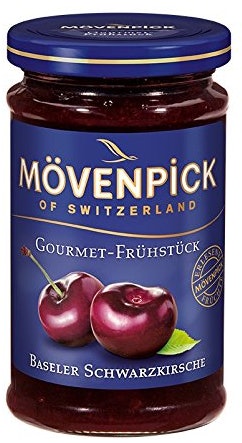 Preisfehler? Mövenpick Gourmet Frühstück Basler Schwarzkirsche für 8€ – 8 Gläser à 250gr