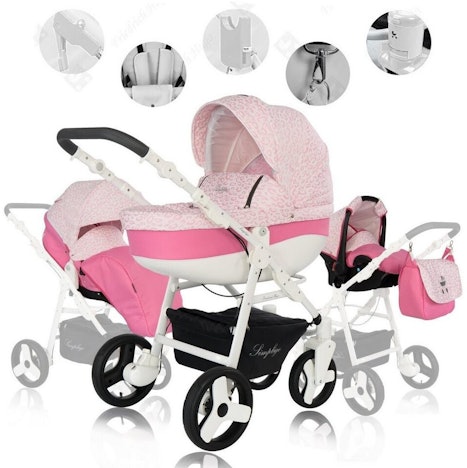 Friedrich Hugo Simpligo 3in1 leopard pink im Angebot: Nur 460,47€ statt 594,90€