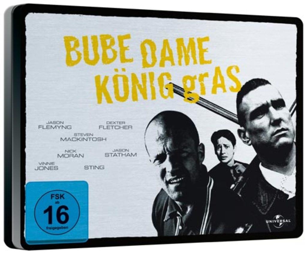 Bube, Dame, König, Gras - Limited Steelbox ( quer ) für 16€
