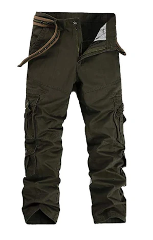 Herren Cargohose Loose Fit mit 8 Taschen in 4 Farben für 17,49€(Statt 34,99€)