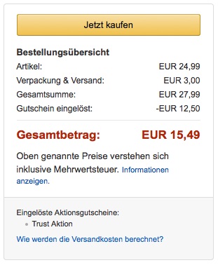 Preisfehler! Trust 19315 Jukebar Bluetooth-Lautsprecher für 13€ - 50% auf alle Produkte! *UPDATE2*