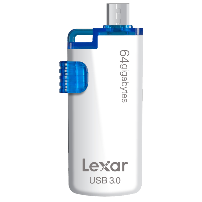 Lexar JumpDrive M20 64GB Mobile USB 3.0 Flash Drive [Weiß] für 15,98 EUR inkl. Versand