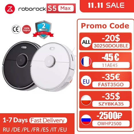 Roborock S5 Max Roboter-staubsauger