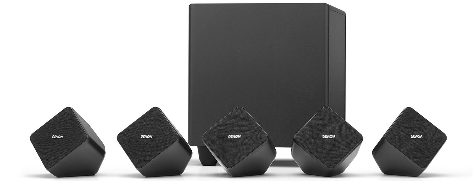 Denon SYS-2020 für 120€ – 5.1 Lautsprecherset mit aktivem Subwoofer