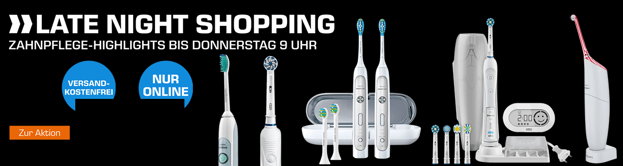 Gesunde Zähne-Nacht bei Saturn – z.B. Philips Sonicare FlexCare Platinum für 120€