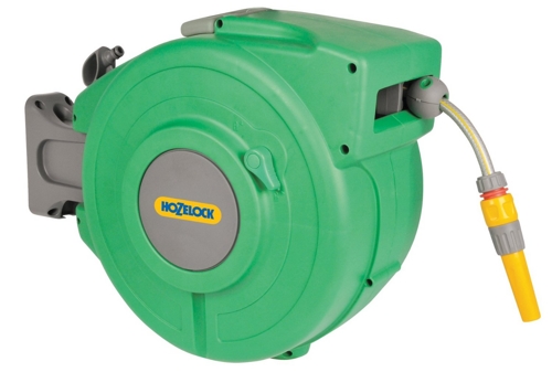 Schlauchbox für die Wand: Hozelock 06424900 Auto Reel mit 20 m Schlauch Anschlüssen und Zubehör für nur 53,60 EUR inkl. VSK