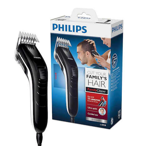 Philips QC5115/15 Haarschneider Series 3000, 11 Längeneinstellungen und Netzbetrieb