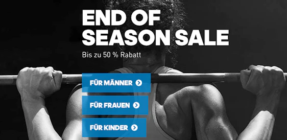 Bis zu 50% beim End of Season Sale bei Adidas