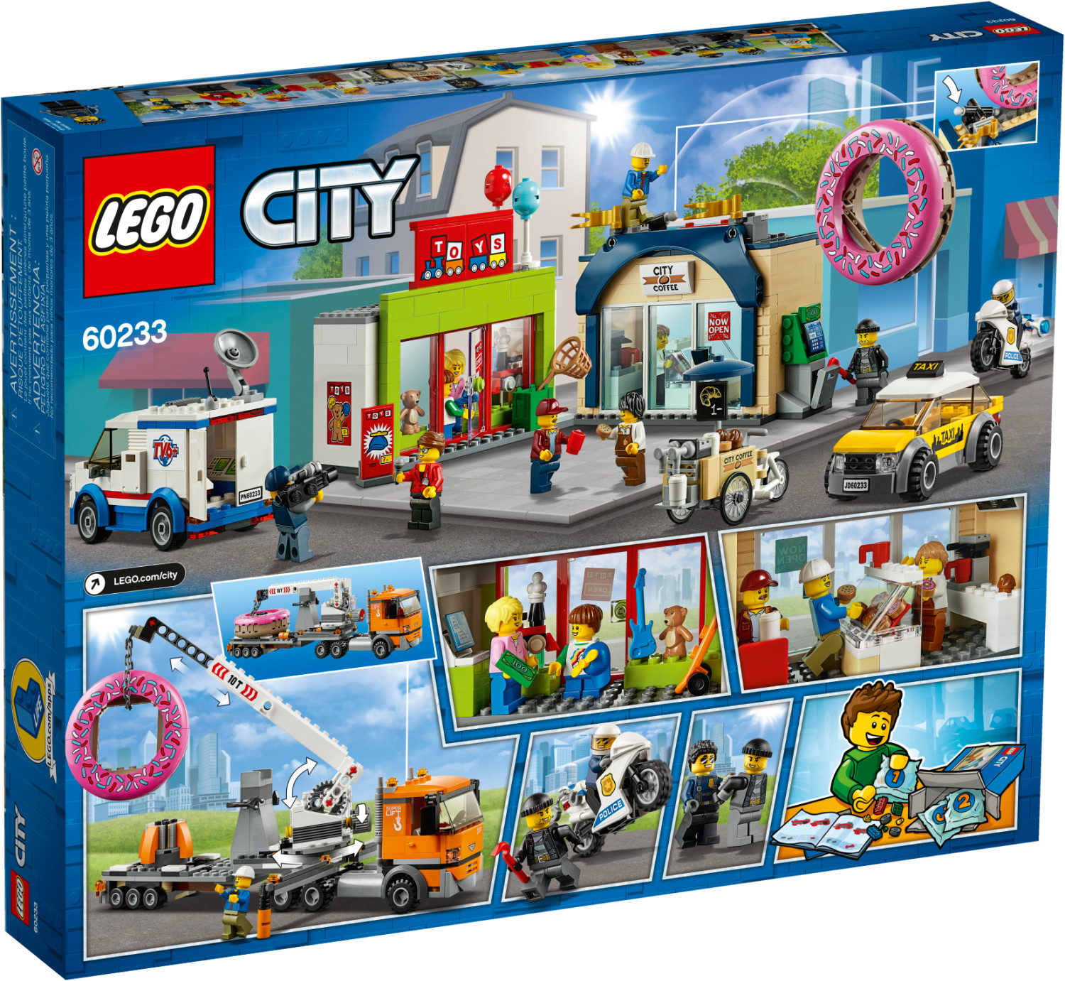 *Vorbei*Lego City - 60233 "Große Donut-Shop-Eröffnung" für 50€ - Set mit 790 Teilen