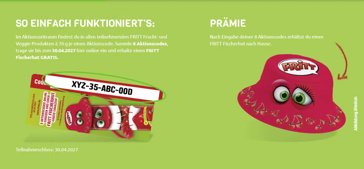 Fritt Fischer Hut gratis
