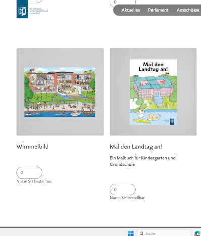 Land Schleswig-Holstein -Kostenloses Malbuch, Comic oder Wimmelbild