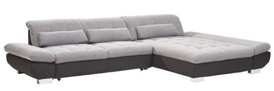 Wohnlandschaft Xora für 599€ - graue Textilcouch *UPDATE*