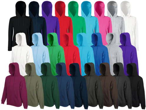 Fruit of the Loom Hoodies für 13€ - viele Farben, Größen von S bis XXL