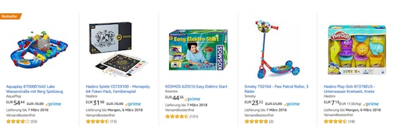 10% Extra-Rabatt auf Spielzeug bei Amazon - z. B. Playmobil Hochzeitsparty für 16€