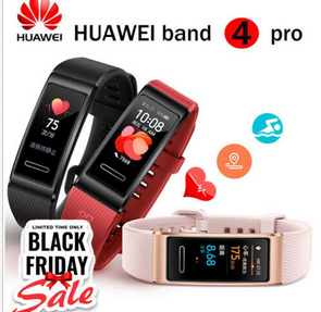HUAWEI Band 4 Pro BT Smart Watch Armband GPS Herzfrequenz Fitness Tracker X6J2