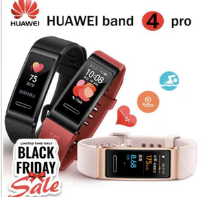 HUAWEI Band 4 Pro BT Smart Watch Armband GPS Herzfrequenz Fitness Tracker X6J2