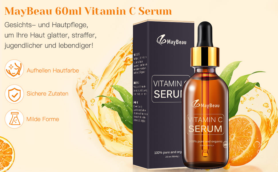 MayBeau 60ml Vitamin C Anti-Aging Serum für 10,19 Euro