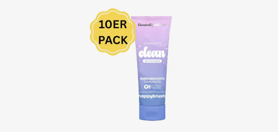 Strahlend weiße Zähne! 🦷 Happybrush Twenty4Tim Hyaluron Zahnpasta (75ml) nur 10€