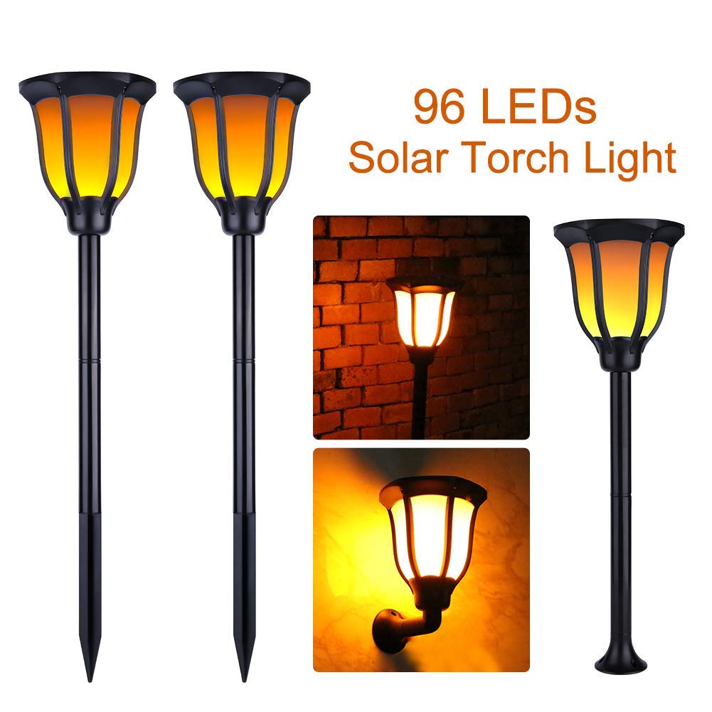 25EUR Sparen auf  2 Solar Garten-Fackel