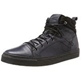camel active Herren Bowl 32 Hohe Sneaker, Blau (Denim/Black), 40.5 EU