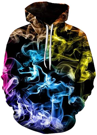 40% Rabatt auf EU Unisex Kapuzenpullover Fleece Pullover Neuheit 3D Druck