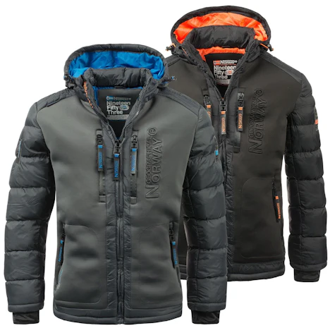 Geographical Norway warme Designer Herren Winter Stepp Jacke Winterjacke