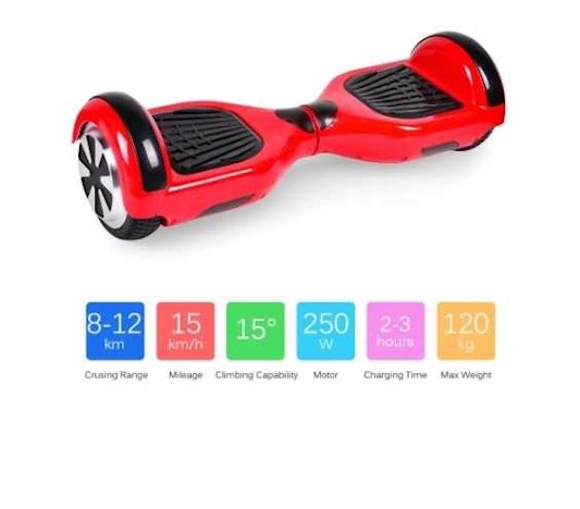 Self Balance Scooter / Hoverboard 15kmh mit Versand aus DE