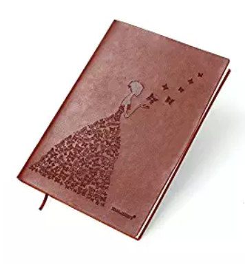 XIUJUAN A5 Liniert Notizbuch Vintage Leder Tagebuch Reisetagebuch Softcover Kladde Journal