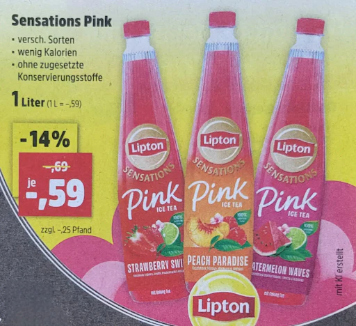 Lipton Sensations 1 L - versch. Sorten / Th.Philipps