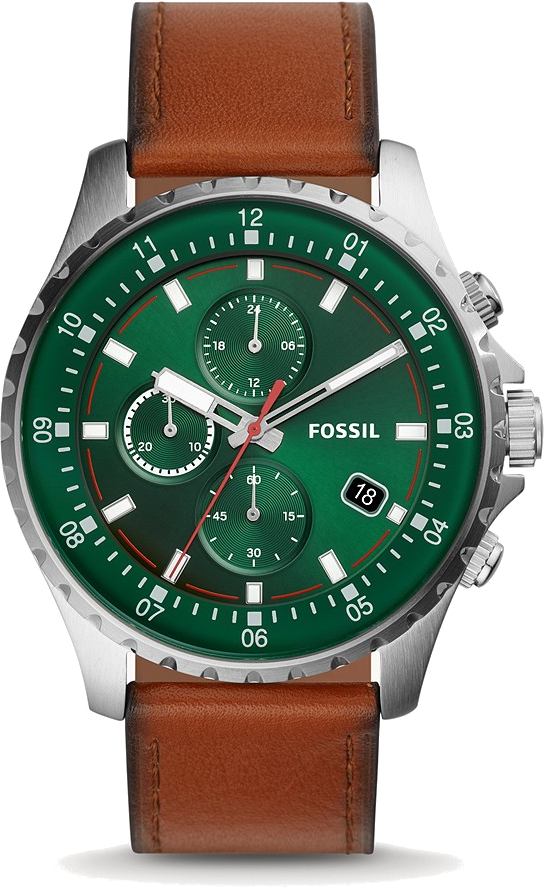 *Vorbei*Fossil Dillinger FS5734 für 64€ – wasserdichter 48 mm Herren-Chronograph mit Lederarmband