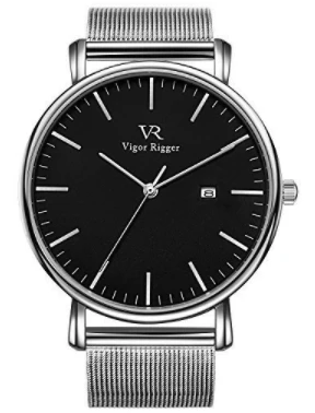 BUREI Quartz Herren Armbanduhr für 17,99€