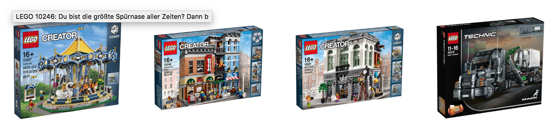 15% Rabatt auf Lego bei Galeria Kaufhof – z.B. Big Ben für 160€