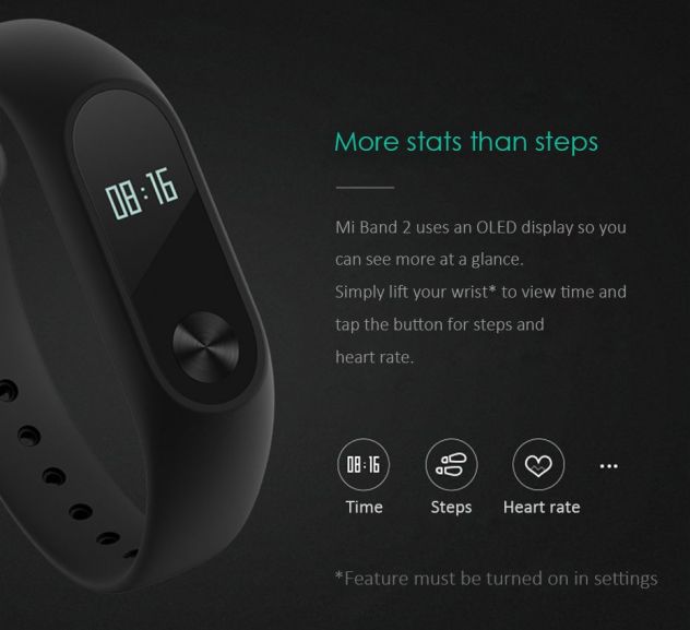 Xiaomi mi Band 2 für 13,57 EUR inkl. Versand