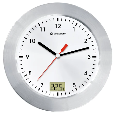 Bresser 8020112 MyTime Bath Bad Wanduhr mit Temperaturanzeige für 7,19 EUR