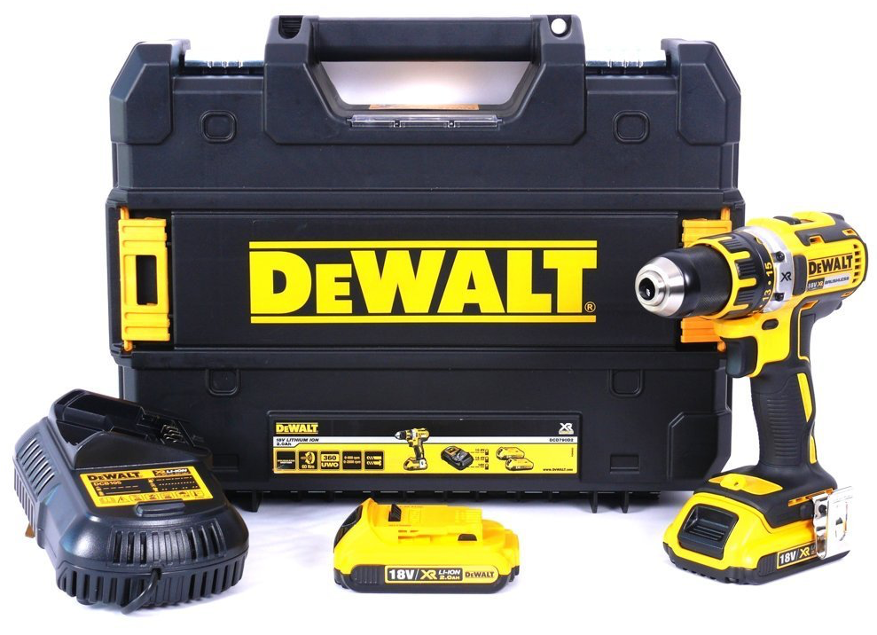 DeWalt DCD790D2 für 166€ – 18V Akkuschrauber mit Box und 2x 2Ah-Akkus