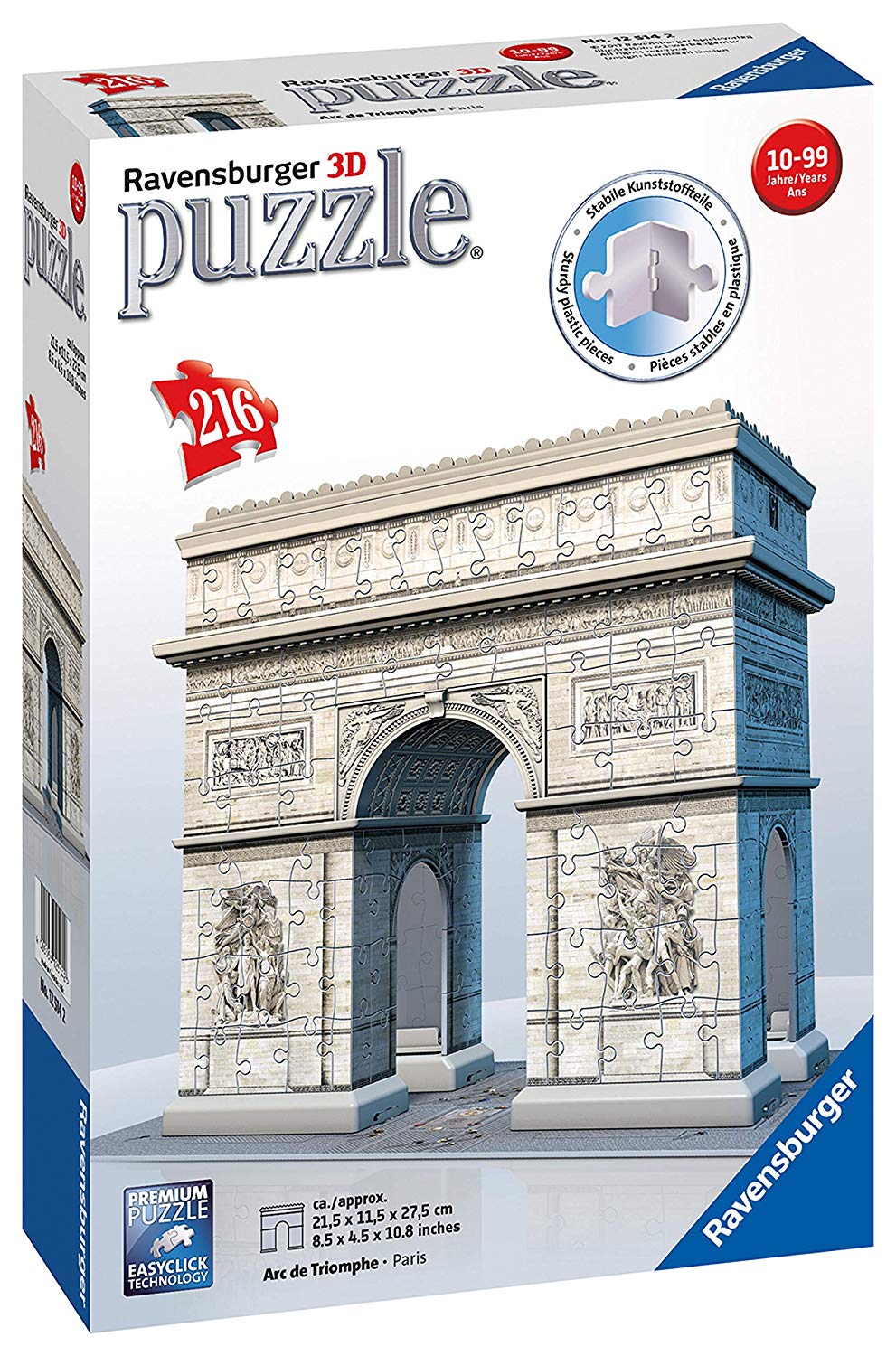 Ravensburger 3D Triumphbogen Paris für 9,99 EUR
