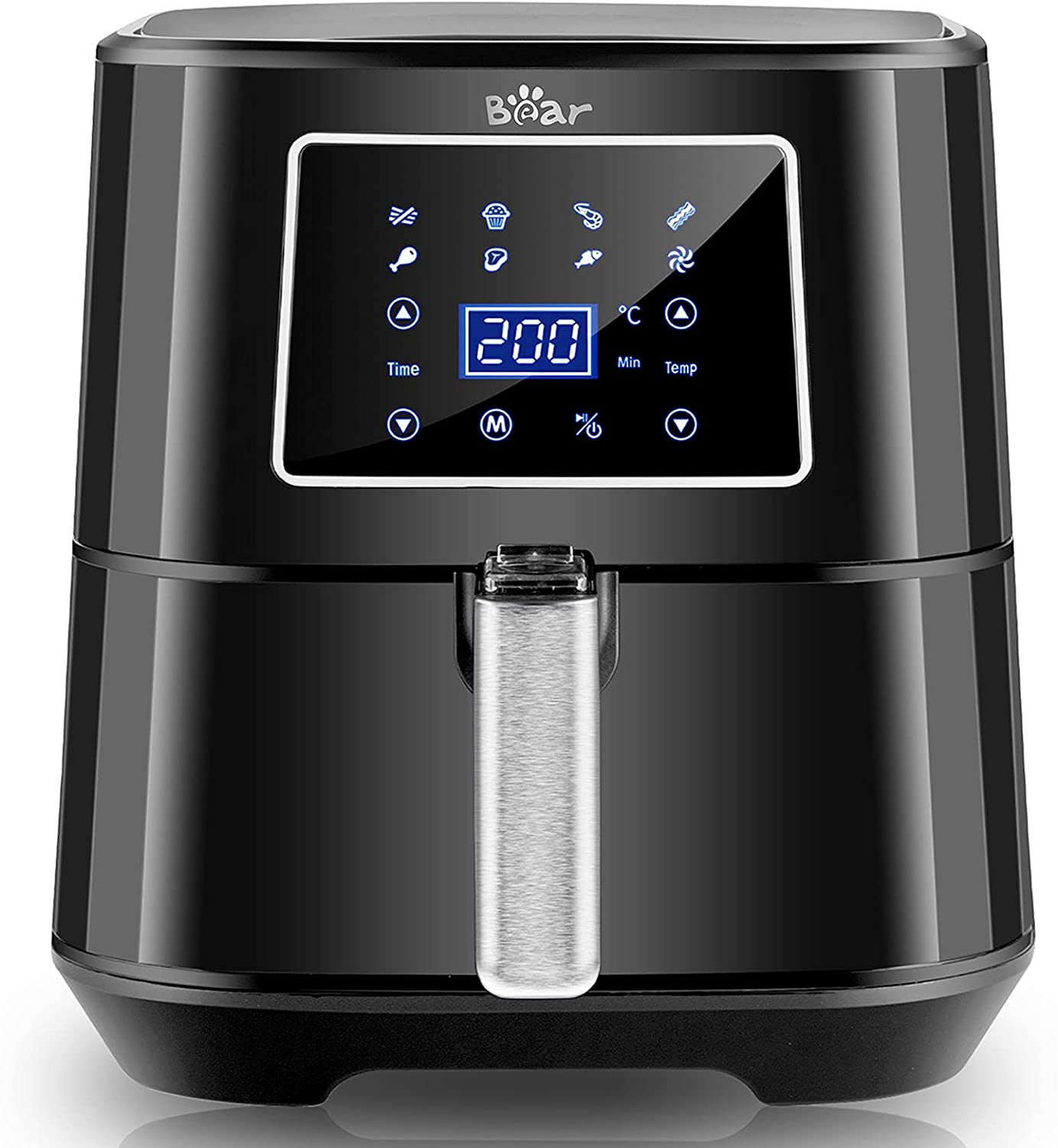Bear Heißluftfritteuse, 5,5L XXL Friteuse