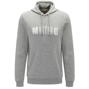 Mustang Herren Kapuzenpullover mit Labelprint