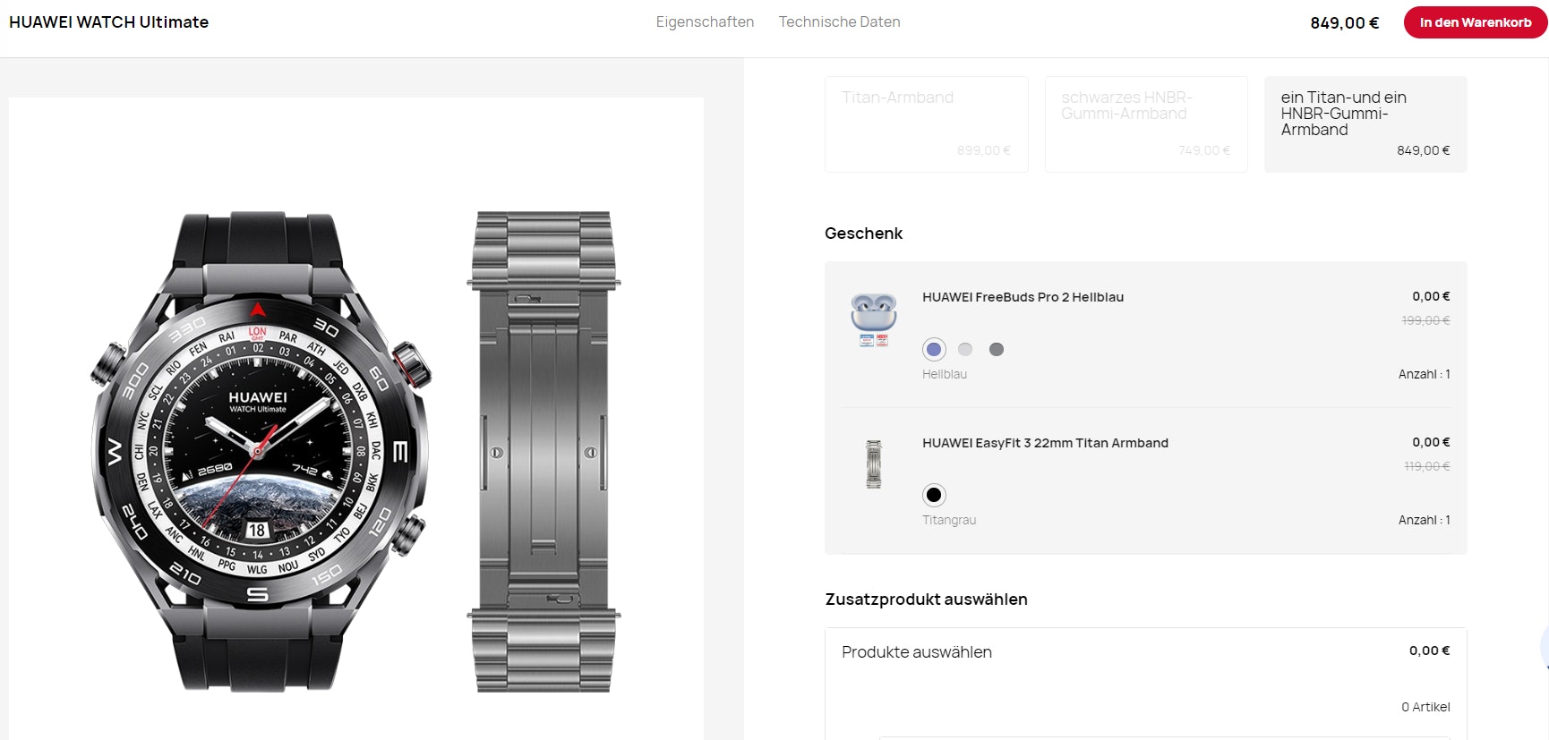 Huawei Watch Ultimate Bundle