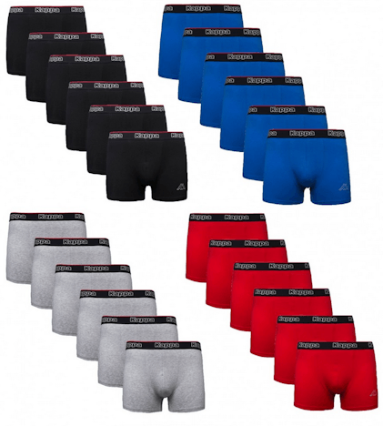 Kappa Boxershorts Monaco im 6er Pack für 14€ - verschiedene Farben
