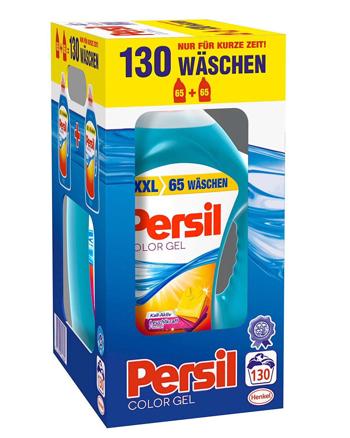 130 Waschladungen Persil Color Gel für 15,99 EUR