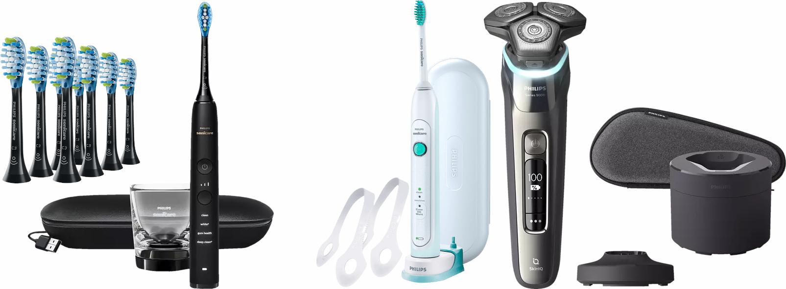 Endet heute! Philips Bundle Angebote bei Saturn 💎🪐 – z.B. Philips Sonicare DiamondClean 9000 + 8x Aufsteckbürsten für 159€