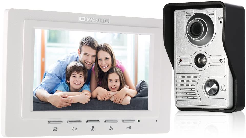 7 Zoll Video Türsprechanlage mit Infrarot und Nachtsicht