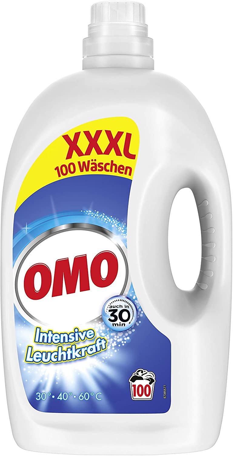 Amazon Prime - Omo Flüssigwaschmittel 100 Wäschen XXXL Packung